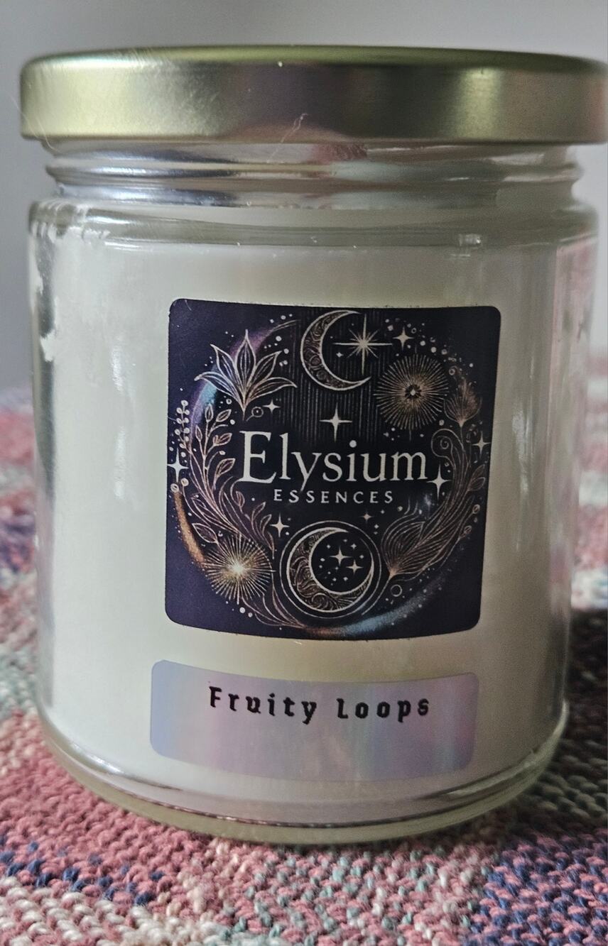 Fruity Loops Luxury Natural Coconut Olive Wax Candle – 200g